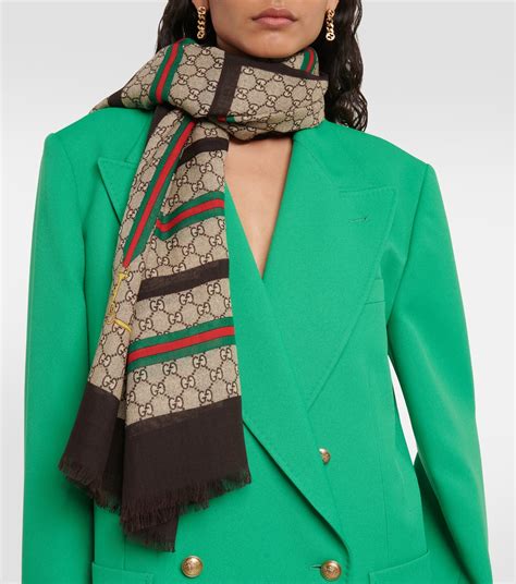 gucci scarf in house of gucci|gucci scarf female.